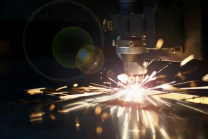sparks from machine