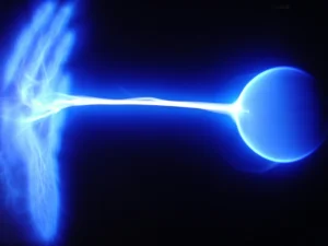 hand and electricity