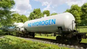 train carrying hydrogen