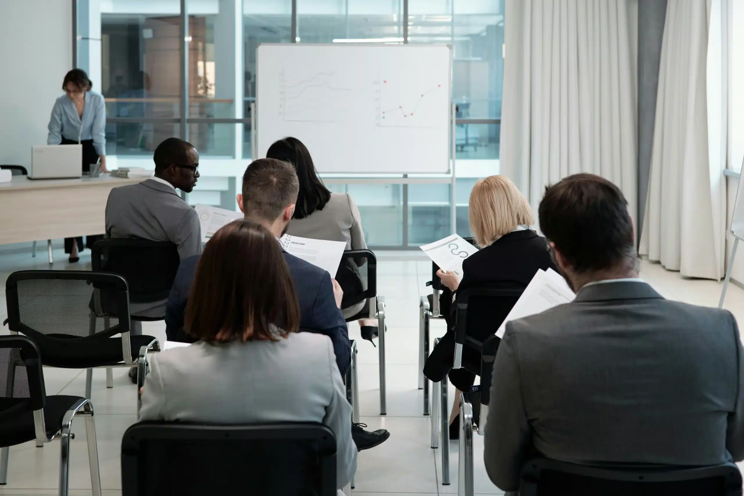 people in office